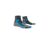 Chaussettes De Trekking Grises Et Bleues Pour Femmes X-socks Trek Outdoor Low Cut Xsts16s19w-g439