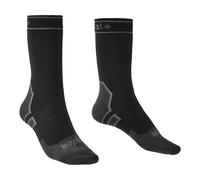 Chaussettes de randonnée Bridgedale Storm Lightweight Boot L (44-47) noir/gris moyen
