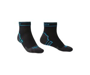 Chaussettes de randonnée Bridgedale Storm Midweight Ankle noir L (44-47)