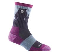 Chaussettes de randonnée Darn Tough Bear Town Micro Crew Lightweight Lady violet L