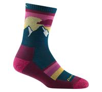 Chaussettes de randonnée Darn Tough Sunset Ledge Micro Crew Lightweight Lady bleu sarcelle foncé S