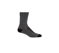 Chaussettes de randonnée ICEBREAKER Hike+ Light Crew (Gritstone Hthr/black/clay) femme 41-43