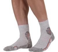 Chaussettes de randonnée MONNET TREK MID LIN (GRIS BLANC) 35-36