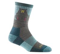 Chaussettes de randonnée pour femmes Darn Tough Bear Town Micro Crew Lightweight Lady aqua L