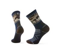 Chaussettes de randonnée SMARTWOOL Hike Light Cushion Mountain Moose Crew S (DEEP NAVY) Homme 46-49