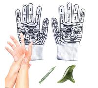 Chaussettes de réflexologie acupression, chaussettes de réflexologie avec outils, ensemble de chaussettes de réflexologie, chaussettes de massage des pieds pour femmes et hommes
