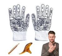 Chaussettes de réflexologie avec outils, Chaussettes de réflexologie - Chaussettes de soulagement de réflexologie plantaire avec outils, de massage des mains relaxant pour femmes et hommes à usage