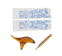 Chaussettes de réflexologie décontractées douces pour soulager la fatigue et le massage des pieds Taille S Ambre anglais