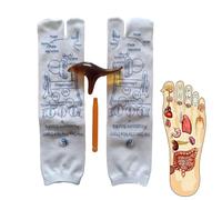Chaussettes de réflexologie des pieds, respirantes, douces et confortables, chaussettes à point de pression - pour femme, mari, fils, fille, famille, amis, femmes, garçons, jeunes, adolescents
