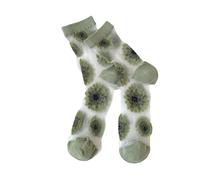 Chaussettes de réflexologie plantaire pour femme/fille - Dentelle - Maille - Chaussettes Crew - Transparentes - Chaussettes de vêtements - Chaussettes fines en nylon - Chaussettes d'été sans femme