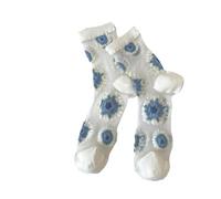 Chaussettes de réflexologie plantaire pour femme/fille - Dentelle - Maille - Chaussettes Crew - Transparentes - Chaussettes de vêtements - Chaussettes fines en nylon - Chaussettes d'été sans femme