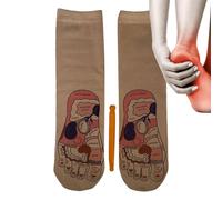 Chaussettes De Réflexologie Podale - Chaussettes De Santé À Points De Déclenchement Avec Outils | De Massage Des Pieds Par Réflexologie - Pour Voyage Week-End Vacances Matin Soir Après Le