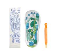 Chaussettes de réflexologie pour femmes - Ensemble de massage en coton, massage des pieds portable, outil de chaussettes de thérapie par points légers | Aide longue durée à soulager les douleurs aux p