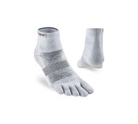 Injinji Chaussettes de running Run Lightweight Mini-Crew Unisexe Coolmax EU 37-40 Gris
