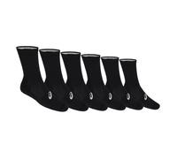 Chaussettes de Running Asics Crew (x6) - Noir - Mixte - Respirant 39/42