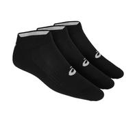 Chaussettes de Running Asics Ped (x3) - Noir - Respirantes - Coton 1