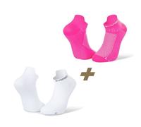 Chaussettes de running BV Sport Light 3D - blanc/rose - taille 42/44 36/38