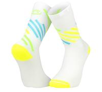 Chaussettes de running BV SPORT LIGHT RUN ''HAUTE'' MIAMI (JAUNE/VERT) 36-38