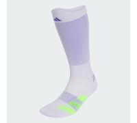 Adidas Chaussettes de running Adizero mi-mollet mixte – Frozen Purple/Solar Purple – Taille XL