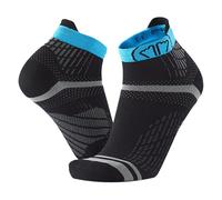 Chaussettes de running SIDAS Run Feel (Black/Turquoise) femme 37-38