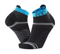 Sidas Run Feel - Chaussettes running Noir / Turquoise S/M (39 - 40)