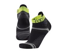 Sidas Chaussettes de running Run Feel Noir/Jaune ML (4041)