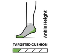 Chaussettes de running SMARTWOOL Targeted cushion Ankle (Black) L (EU 42-45)