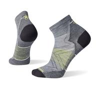 Smartwool - Run Zero Cushion Ankle Socks - Chaussettes running homme Medium Gray - S (34 - 37)
