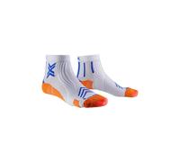 X-Socks Chaussettes de running Run Expert Ankle Mixte Blanc/Orange/Bleu Taille 42-44