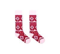 Chaussettes de ski Dare2b Kids' Printed (Berry Pink/Crystal Rose Fairisle) junior 23-25(UK6-8)