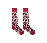 Chaussettes de ski Dare2b Kids' Printed (Dusty Rose Cheetah Print) junior 23-25(UK6-8)