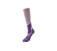 Chaussettes de ski for femmes, chaudes, coupe-vent, respirantes, souples, for adultes, résistantes, antidérapantes, for le sport et snowboard pour l'hiver, le Temps Froid, la Neige, le Ski(Purple)