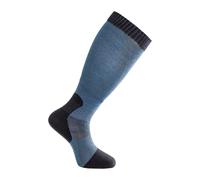 Chaussettes de ski pour hommes Woolpower Socks Skilled Liner Knee-high 36-39 bleu marine foncé/bleu nordique