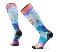 Chaussettes de ski SMARTWOOL Zero Cushion OTC Ski Day Print (Laguna Blue) 46-49