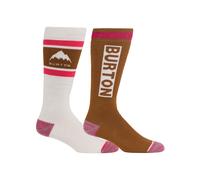 Chaussettes De Ski/snow Burton Weekend Midweight (2 Pack) Chestnut Marron Femme Marron 2026