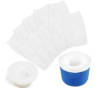 Chaussettes de Skimmer de Piscine, 10 Pièces Chaussette Filtre Piscine Filtre Skimmer Piscine Nylon Élastique Réutilisable Pool Skimmer Socks pour Peuvent Emprisonner Pollen, Feuilles, Cheveux