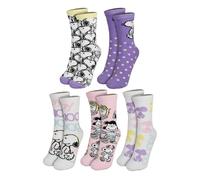 Chaussettes de Snoopy - Chaussettes - Lot de 5 Paires - EU 38-43 - pour Femme - multicolore EU 38-43
