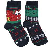 Chaussettes de Snoopy - EU35-38 à EU 39-42 - pour Unisexe - multicolore EU 35-38