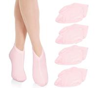 Chaussettes de spa pour femmes, confortables au toucher, durables, efficaces pour retenir les lotions et les pommades, adaptées au soulagement des pieds secs et crevassés (4 pièces)