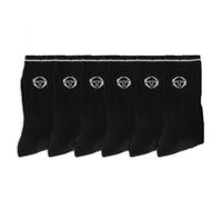 Chaussettes de sport - Sergio Tacchini - Lot de 6 - Noir - Confort optimal - Taille 39/46 39/42