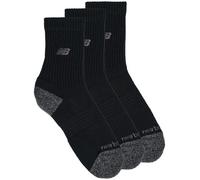 New Balance Unisexe Active Premium Crew 3 Pack en Noir, Polyester, Taille L