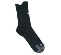 adidas Mixte Football Cushioned Performance Crew Socks, black/white, 4.5-6