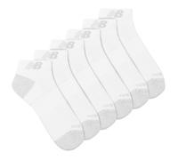 Chaussettes de sports hommes New Balance ACTIVE LOW CUT SOCKS 6 PACK Blanc L