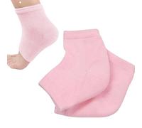 Chaussettes de talon hydratantes pour femmes, chaussettes à talons en gel hydratant sans talon | Hydratation profonde, réparation de l'humidité pendant la nuit, soins de la pi ce