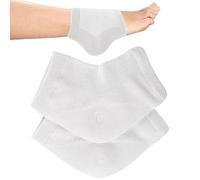 Chaussettes de talon nues hydratantes pour femme - Chaussettes en gel hydratant - Soins des pieds - Réparation d'humidité pendant la nuit - Spa et soins de la peau du sommeil - Réutilisables
