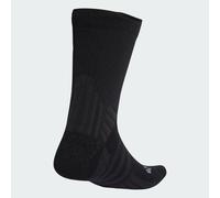 adidas Mixte Tennis Cushioned Crew Socks 1 Pair, Black/White, 4.5-6