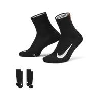 Chaussettes de tennis NikeCourt Multiplier Max (2 paires) Noir/Noir 42-46