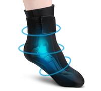 Chaussettes de thérapie par le froid, enveloppe de glace réutilisable pour les pieds, soulagement de la douleur pour la tendinite d'Achille, la fasciite plantaire, le talon du pied (1PCS, M)