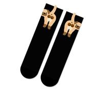 Chaussettes De Tous Les Jours Légères Sur Le Thème Des Chiens Tissu En Coton Peigné Soutien De La Voûte Plantaire Flexible Pour La Marche Entretien Facile Chaussettes Décontractées Respirantes