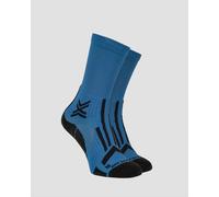 Chaussettes De Trail Bleu Marine Et Noires X-socks Trailrun Perform Crew Xsrqpts24m-a016